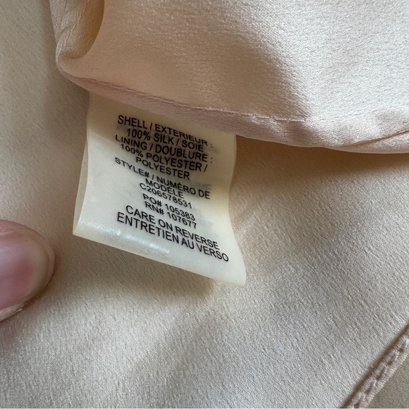 ALICE + OLIVIA | Laia Bell Sleeve Sequin Silk Stripe Dress $600+ Size Medium - Picture 7 of 14